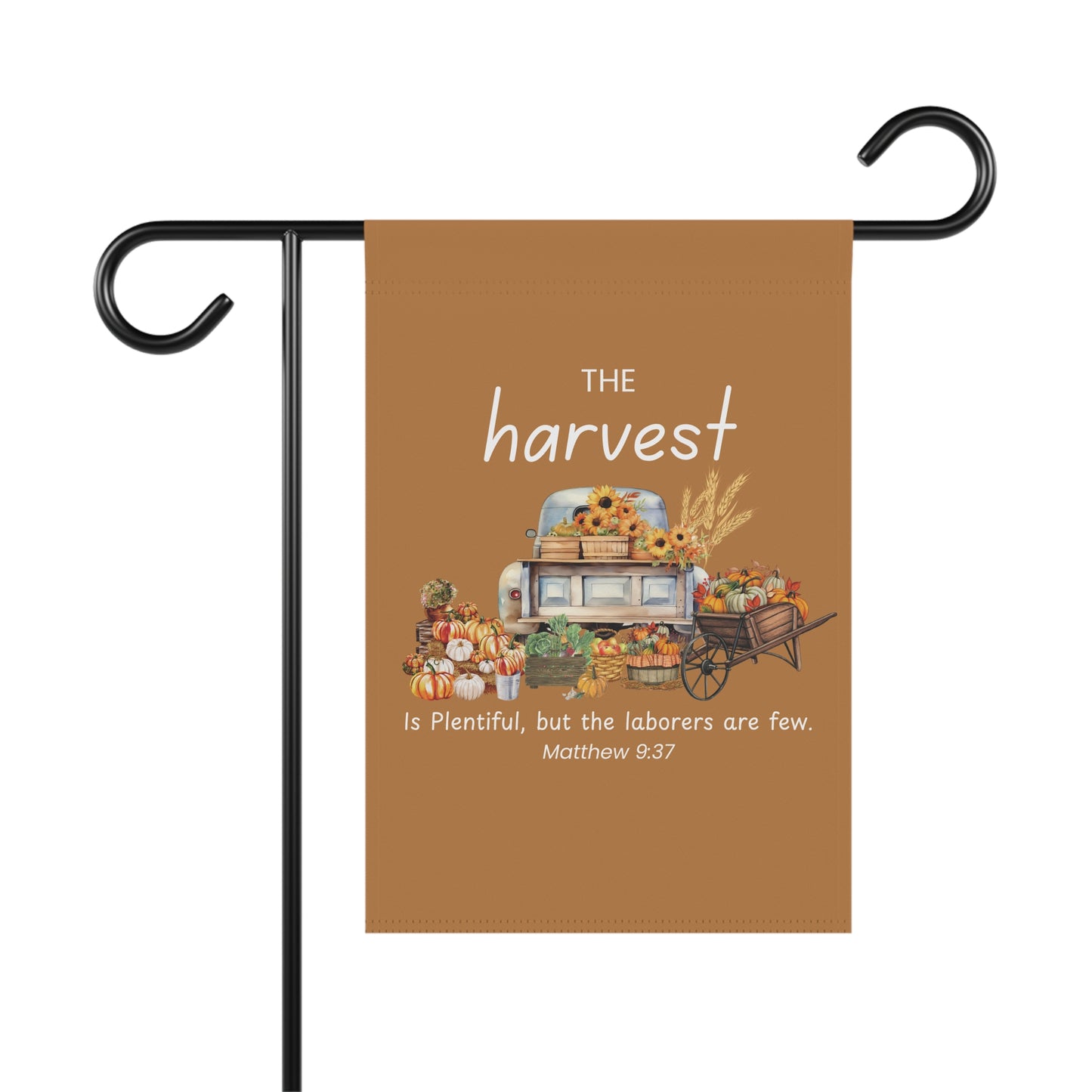 Matthew 9:37 Garden & House Banner