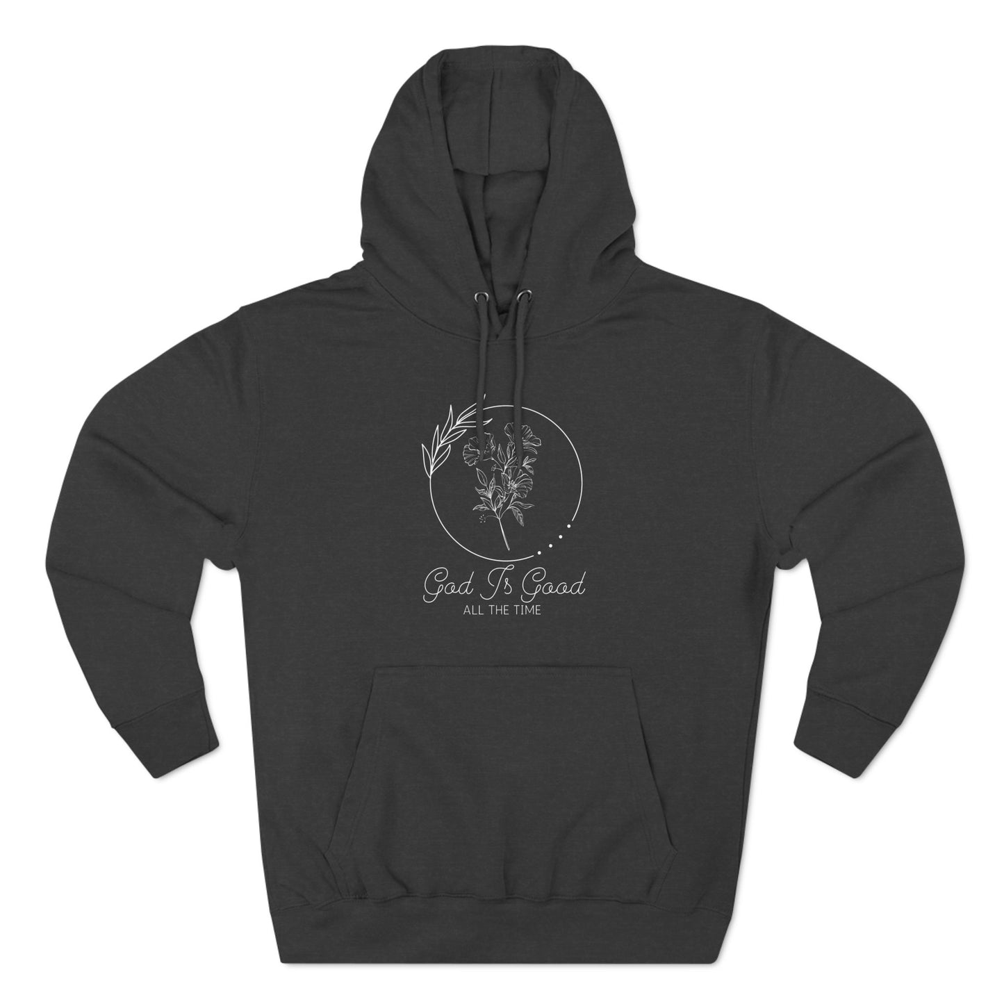 Three-Panel Fleece Hoodie