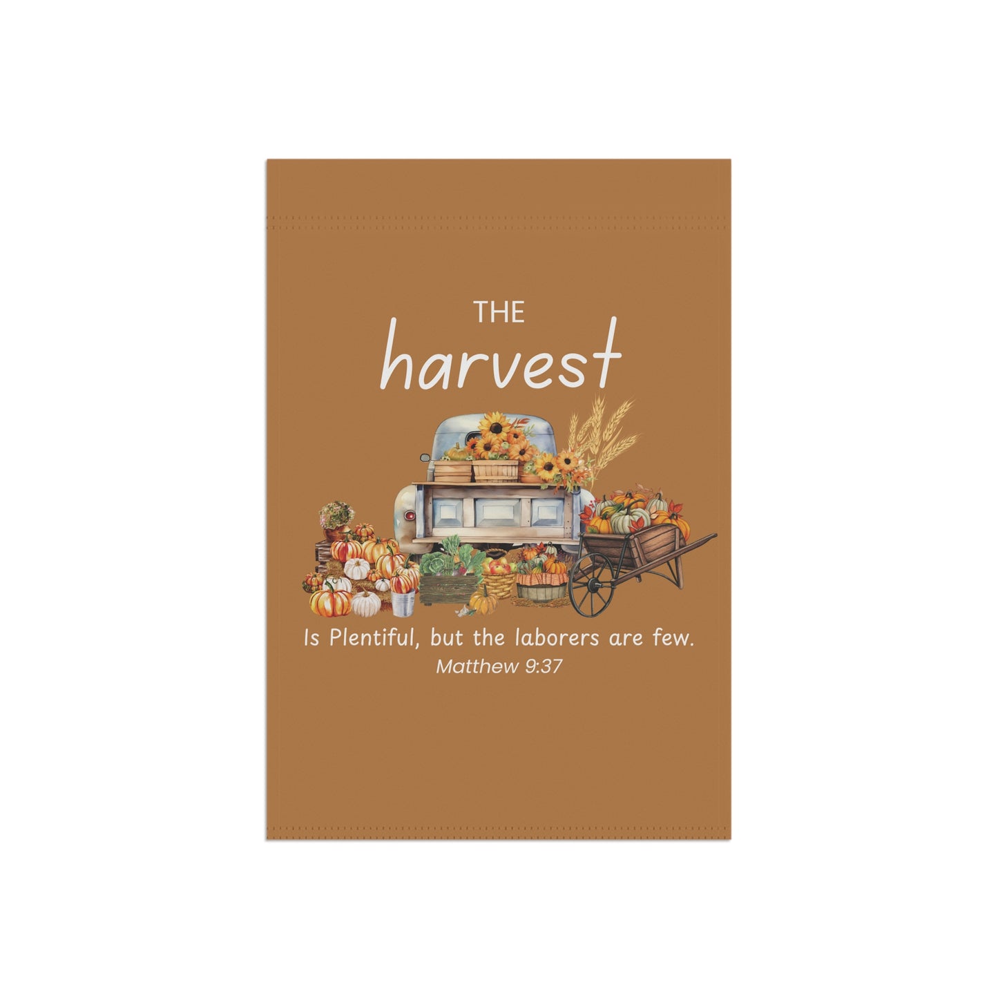 Matthew 9:37 Garden & House Banner