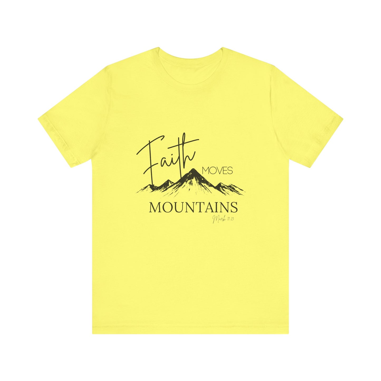 Faith Moves Mountains Womans Tee