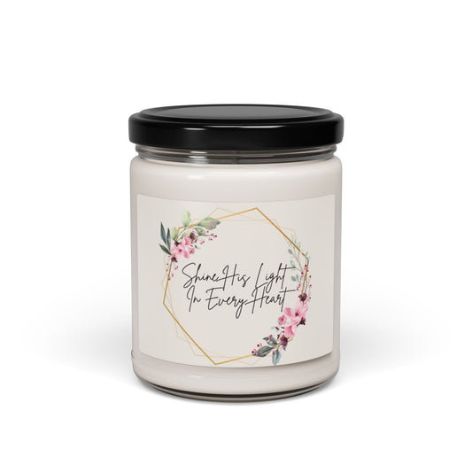 Shine His Light Scented Soy Candle, 9oz