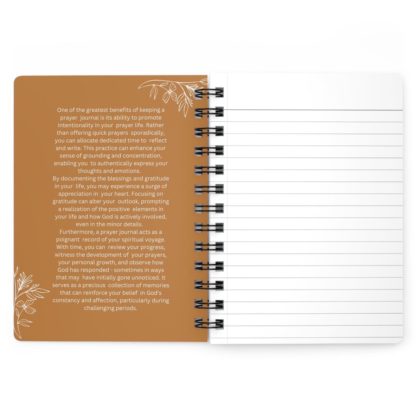 Spiral Bound Prayer Journal