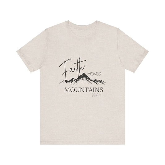 Faith Moves Mountains Womans Tee